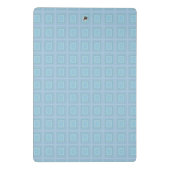 Mini Porte-bloc Small blue squares. (Dos)