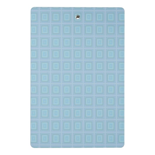 Mini Porte-bloc Small blue squares. (Dos)
