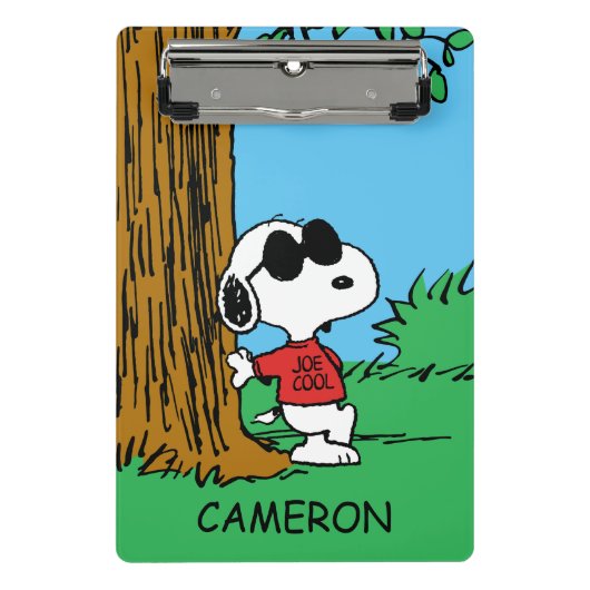 Mini Porte-bloc Snoopy "Joe Cool" debout (Devant)