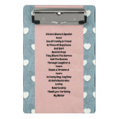 Mini Porte-bloc Soeur des Coeurs de Marshmallow (Devant)