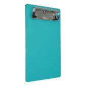 Mini Porte-bloc Solide bleu océanique turquoise (Incliné)