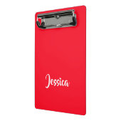 Mini Porte-bloc Solide uni rouge vif (Angle2)