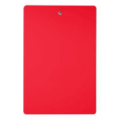 Mini Porte-bloc Solide uni rouge vif (Dos)