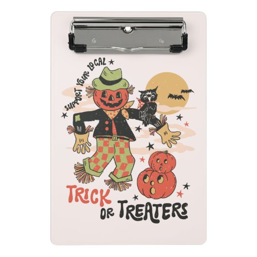 Mini Porte-bloc Soutenez Vos Traitements Ou Trick Locaux (Devant)