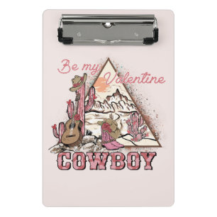 Mini Porte-bloc Soyez Mon Cowboy Valentine