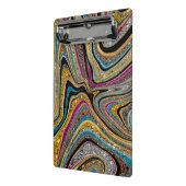 Mini Porte-bloc Sparkle Glam scintillante girly marbre art (Angle2)