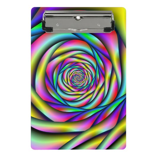 Mini Porte-bloc Spirale arc-en-ciel (Devant)