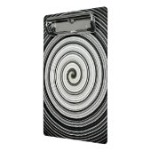 Mini Porte-bloc Spirale Noire Et Blanche (Angle2)