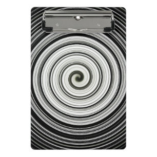 Mini Porte-bloc Spirale Noire Et Blanche