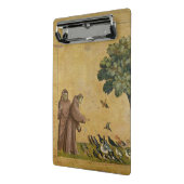 Mini Porte-bloc St Francis d'Assisi prêchant aux oiseaux (Angle2)