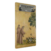 Mini Porte-bloc St Francis d'Assisi prêchant aux oiseaux (Incliné)