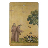 Mini Porte-bloc St Francis d'Assisi prêchant aux oiseaux (Dos)