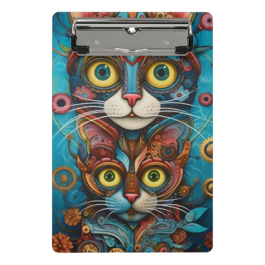 Mini Porte-bloc Steampunk cat 21 de 21 (Devant)