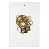 Mini Porte-bloc Steampunk Heart with a Manometer (Dos)