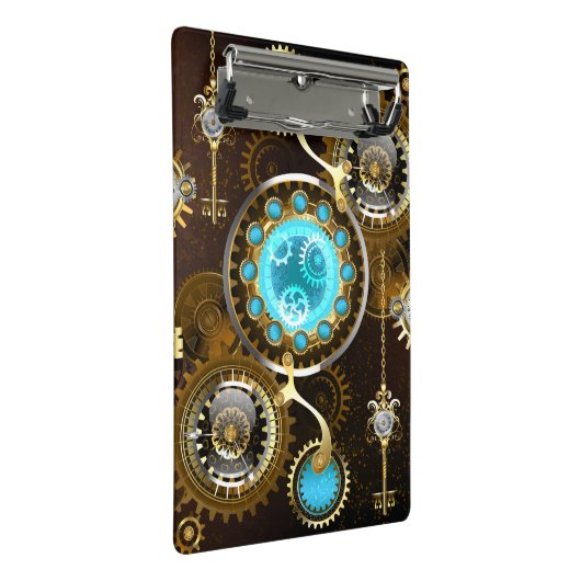 Mini Porte-bloc Steampunk Rusty Background (Incliné)