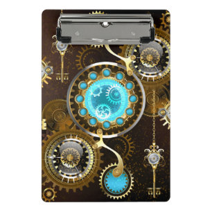 Mini Porte-bloc Steampunk Rusty Background