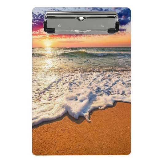 Mini Porte-bloc Sunset plage (Devant)