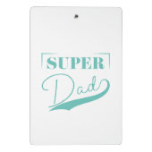 Mini Porte-bloc Super papa (Dos)