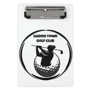 Mini Porte-bloc Swing de golf masculin & Balle de golf