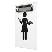 Mini Porte-bloc Symbole de coiffeur (Angle2)