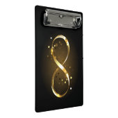 Mini Porte-bloc Symbole d'infini doré (Incliné)