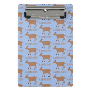 Mini Porte-bloc Symbole étoile Capricorne chèvre à motif