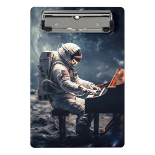 Mini Porte-bloc Symphonie pour les étoiles L'astronaute Piano su