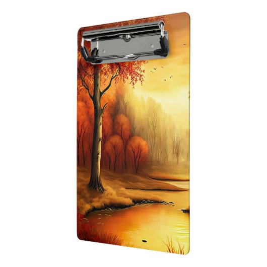 Mini Porte-bloc Tableau Paysage Automne-87546 (Angle2)