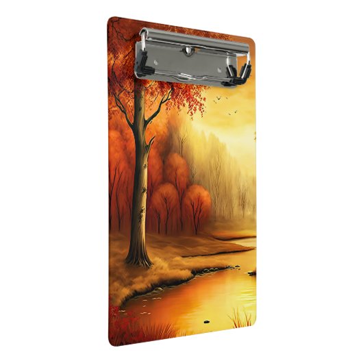 Mini Porte-bloc Tableau Paysage Automne-87546 (Incliné)