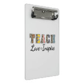Mini Porte-bloc Teach, Love, Inspire (Incliné)