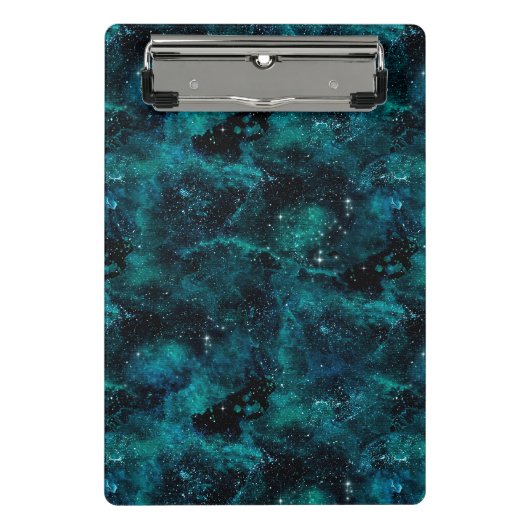 Mini Porte-bloc Teal galaxy Series Design 4 (Devant)