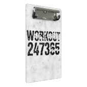 Mini Porte-bloc Texte usé et rayé Workout 247365 rustique (Incliné)