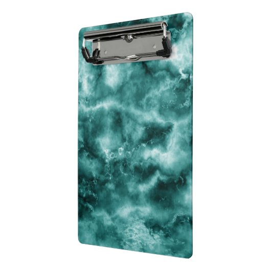 Mini Porte-bloc Texture de marbre vert-foncé (Angle2)