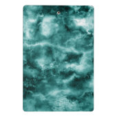 Mini Porte-bloc Texture de marbre vert-foncé (Dos)