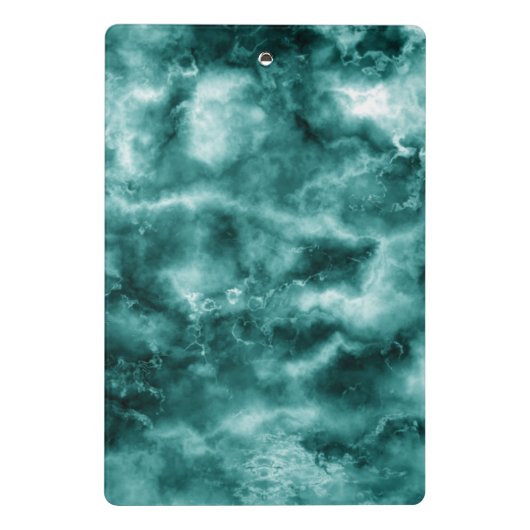 Mini Porte-bloc Texture de marbre vert-foncé (Dos)