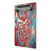 Mini Porte-bloc Texture du noeud de grains de bois rustique en ble (Angle2)