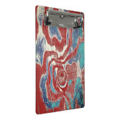 Mini Porte-bloc Texture du noeud de grains de bois rustique en ble (Incliné)