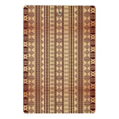 Mini Porte-bloc Texture ethnique Brown (Dos)