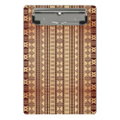 Mini Porte-bloc Texture ethnique Brown (Devant)