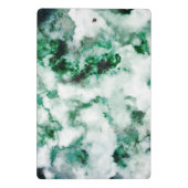 Mini Porte-bloc Texture marbrée de quartz (Dos)