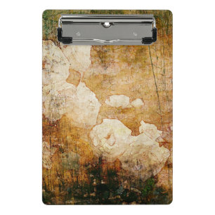 Mini Porte-bloc texture vintage florale grunge d'arrière - plan