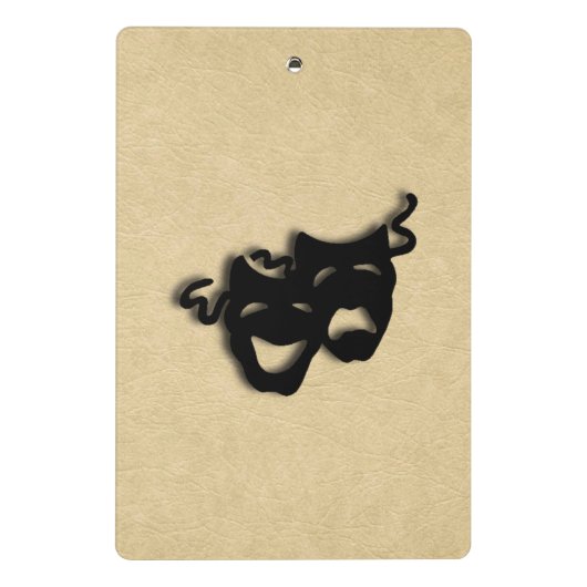Mini Porte-bloc Théâtre de masques comiques et tragiques (Dos)