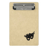 Mini Porte-bloc Théâtre de masques comiques et tragiques (Devant)