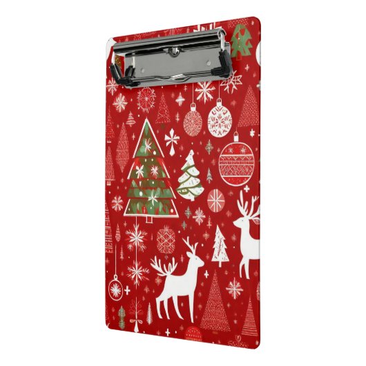 Mini Porte-bloc Thème de Noël Flambeaux de Noël (Angle2)