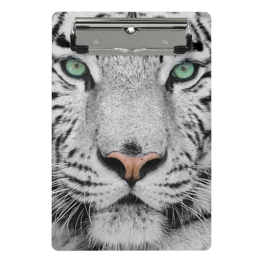 Mini Porte-bloc Tigre blanc (Devant)