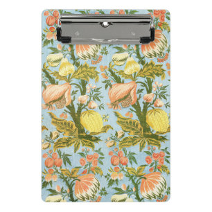 Mini Porte-bloc Tissu damassé classique baroque floral fruit