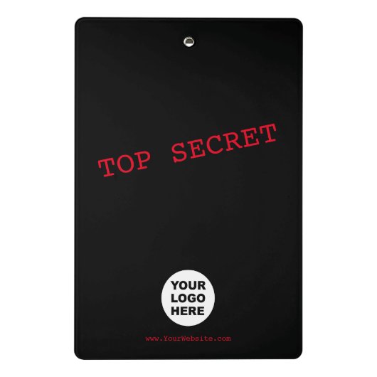 Mini Porte-bloc TOP SECRET Spy Theme (Dos)