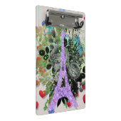 Mini Porte-bloc Tour Eiffel Bling violet (Incliné)
