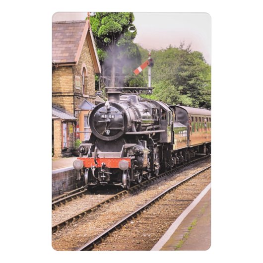 MINI PORTE-BLOC TRAINS À VAPEUR (Dos)