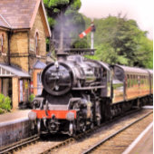 MINI PORTE-BLOC TRAINS À VAPEUR